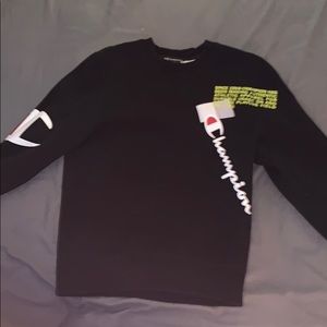 Black Champion super fleece sweatshirt